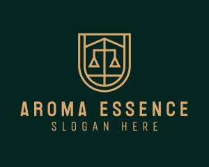 Gold Scale Law  logo design