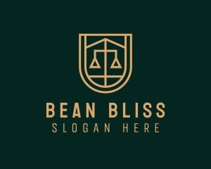 Gold Scale Law  logo design