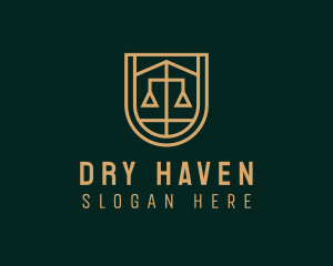 Gold Scale Law  logo design