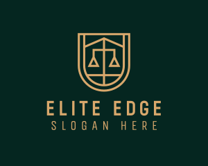 Gold Scale Law  logo design