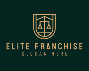 Gold Scale Law  logo design