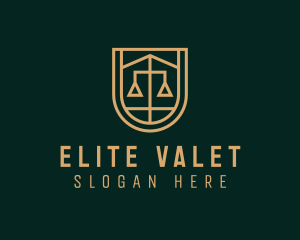 Gold Scale Law  logo design