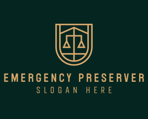 Gold Scale Law  logo design