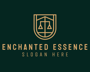 Gold Scale Law  logo design