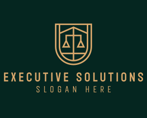 Gold Scale Law  logo design