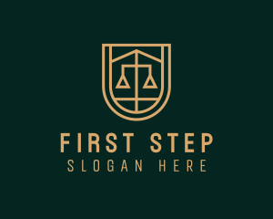 Gold Scale Law  logo design