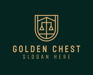 Gold Scale Law  logo design