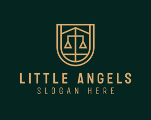 Gold Scale Law  logo design