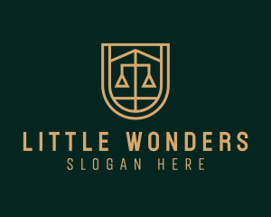 Gold Scale Law  logo design