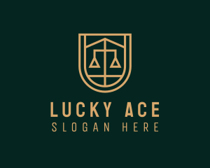 Gold Scale Law  logo design