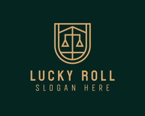 Gold Scale Law  logo design