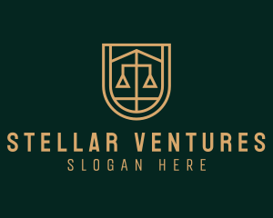 Gold Scale Law  logo design