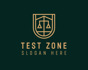 Gold Scale Law  logo design