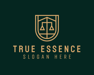 Gold Scale Law  logo design