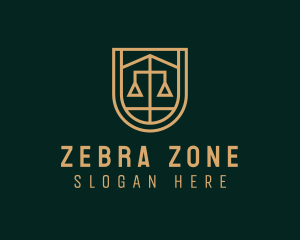 Gold Scale Law  logo design