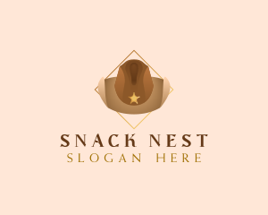 Western Cowboy Hat logo design