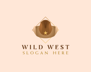 Western Cowboy Hat logo design