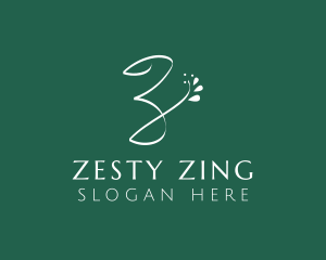 Floral Garden Letter Z logo design