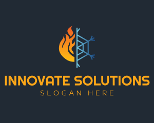 Fire Snowflake Ventilation logo