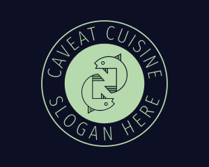 Fish Cuisine Restaurant logo design