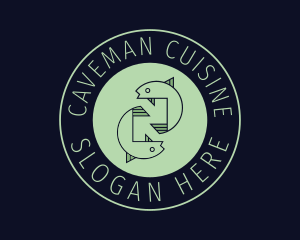 Fish Cuisine Restaurant logo design