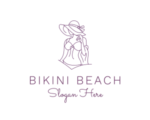 Beautiful Sexy Lady logo design