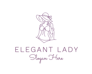 Beautiful Sexy Lady logo design