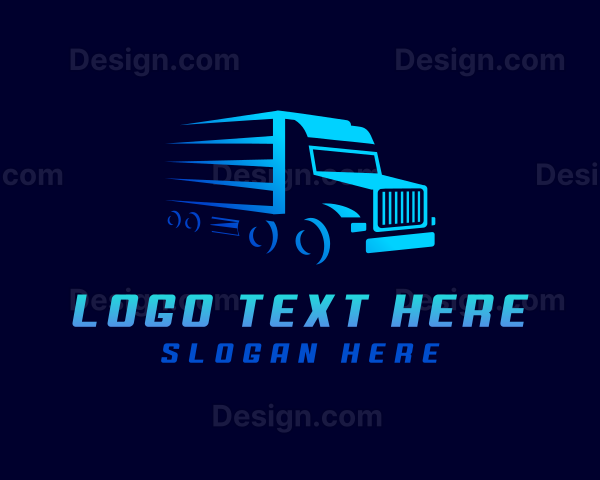 Truck Transportation Delivery Logo