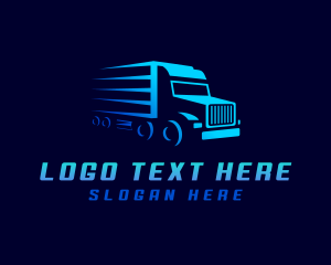 Truck Transportation Delivery logo