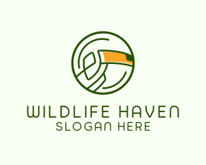 Wildlife Toucan Bird logo design