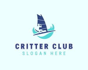 Wind Surfing League logo design