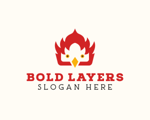 Fire Bird Poultry logo design