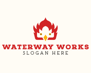 Fire Bird Poultry logo design