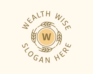 Agricultural Grain Wheat Logo