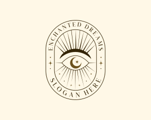 Mystical Eye Boho logo design