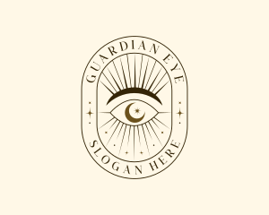 Mystical Eye Boho logo design