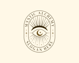 Mystical Eye Boho logo design