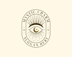 Mystical Eye Boho logo design