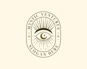 Mystical Eye Boho logo design