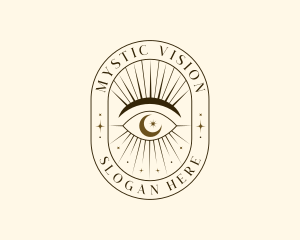 Mystical Eye Boho logo design