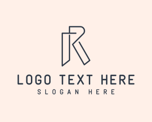 Stylish Hotel Brand Letter R logo