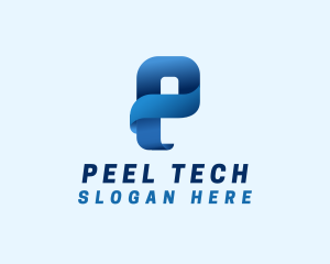 Programmer Tech Letter P logo design