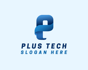 Programmer Tech Letter P logo design
