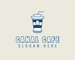 Seaside  Coffee Cafe logo design