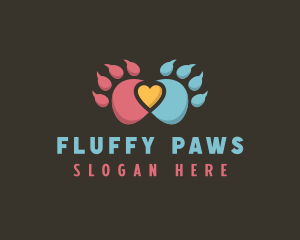 Veterinary Pet Paws logo design