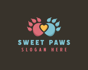 Veterinary Pet Paws logo design