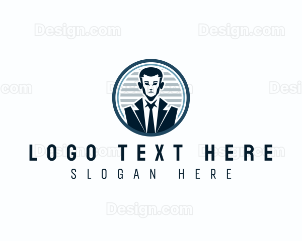 Corporate Businessman Suit Logo