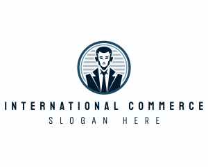 Corporate Businessman Suit Logo