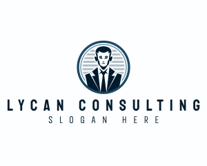 Corporate Businessman Suit logo design