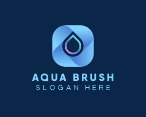 3d Water Digital Technology  logo design